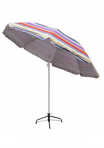 Зонт пляжный фольгированный (200см) 6 расцветок 12шт/упак ZHU-200 (расцветка 4) - фото 5