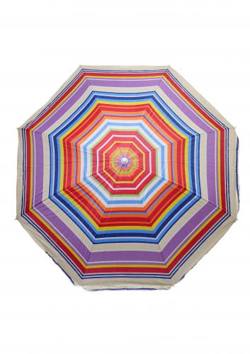Зонт пляжный фольгированный (240см) 6 расцветок 12шт/упак ZHU-240 (расцветка 2) - фото 2